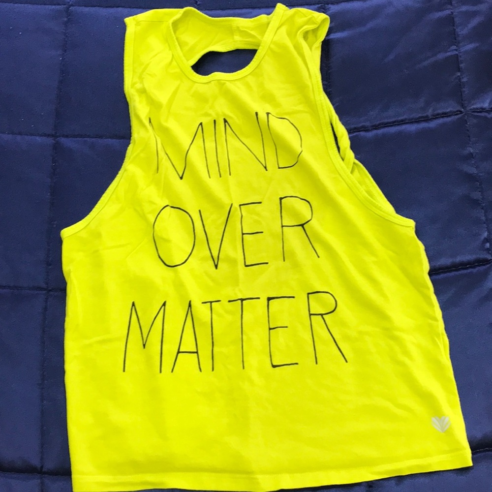 Forever 21 open back graphic tank top
